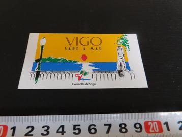 sticker Spanje Concello de Vigo   VIGO Sabe a mar  beschikbaar voor biedingen