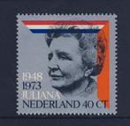 Postfris, Regeringsjubileum Juliana 1973 NVPH 1036, Postzegels en Munten, Postzegels | Nederland, Verzenden, Na 1940, Postfris