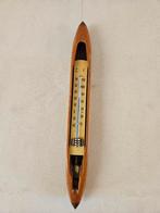 Vintage Houten Thermometer, Ophalen, Gebruikt, Binnenthermometer