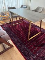 Eettafel 145x100, Huis en Inrichting, Ophalen, Zo goed als nieuw, Rechthoekig, 50 tot 100 cm