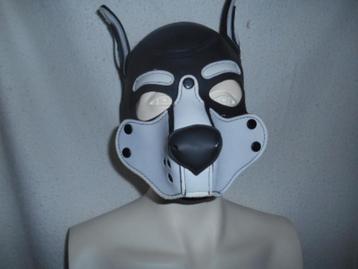 Honden masker Halloween  Mr. S. Neoprene puppy div. kleuren beschikbaar voor biedingen