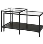 Ikea Vittsjo bijzettafel set van 2, Huis en Inrichting, Tafels | Salontafels, Ophalen, 50 tot 100 cm, Rond, Zo goed als nieuw