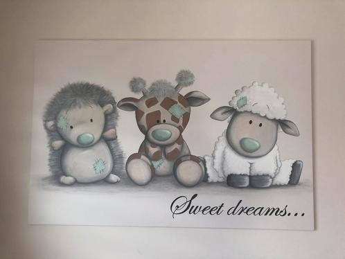 Schilderij Babykamer 'Sweet Dreams', Huis en Inrichting, Woonaccessoires | Schilderijen, Tekeningen en Foto's, Nieuw, Schilderij