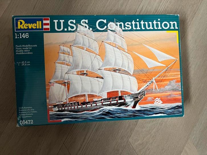 Revell 05472 U.S.S. Constitution, Hobby en Vrije tijd, Modelbouw | Boten en Schepen, Nieuw, Revell, Ophalen of Verzenden