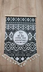 Muurdecoratie doek zwart wit, Ophalen, Nieuw