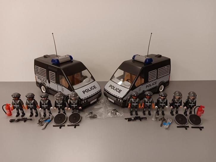 Playmobil Politie SWAT Me- Bus Poppetjes  per  BUS 19,95, Kinderen en Baby's, Speelgoed | Playmobil, Zo goed als nieuw, Verzenden