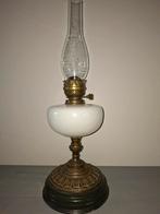 Antieke staande olielamp, Antiek en Kunst, Antiek | Lampen, Ophalen of Verzenden