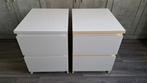 2x malm nachtkastje GRATIS, Ophalen, Gebruikt, Minder dan 45 cm, Minder dan 55 cm