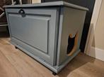 Houten kistje voor kattenbak, Ophalen, Gebruikt, Gesloten