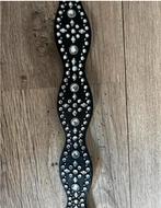 Vintage Christine Alexander riem Swarovski, 100 cm of meer, Ophalen of Verzenden, Zo goed als nieuw, Echt leder
