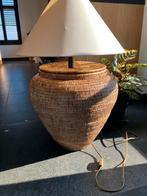 Supergrote XXXL birma rieten lamp, Huis en Inrichting, Lampen | Tafellampen, Ophalen of Verzenden, Zo goed als nieuw, 50 tot 75 cm