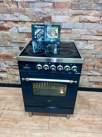 Luxe Boretti keramische Fornuis 4 zones antraciet 60x60 cm beschikbaar voor biedingen