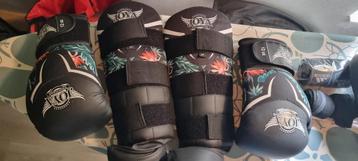 Kickboks uitrusting (Merk Joya & Super pro combat & Adidas) beschikbaar voor biedingen
