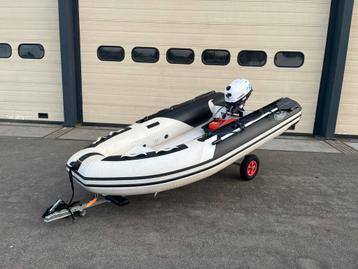 Hibo Rib 300 met Yamaha 5pk 4-takt en strandtrailer beschikbaar voor biedingen