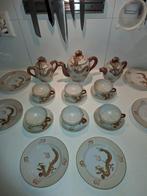 Antiek Chinees japans servies met draken en watermerk, Antiek en Kunst, Ophalen