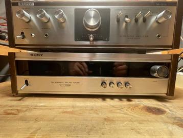 Vintage stereo set Sony TA 1010 en ST 5060 beschikbaar voor biedingen