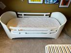 Leander meegroeibed peuter/juniorbed met matras wit, Kinderen en Baby's, Kinderkamer | Bedden, Ophalen, Gebruikt, 70 tot 85 cm
