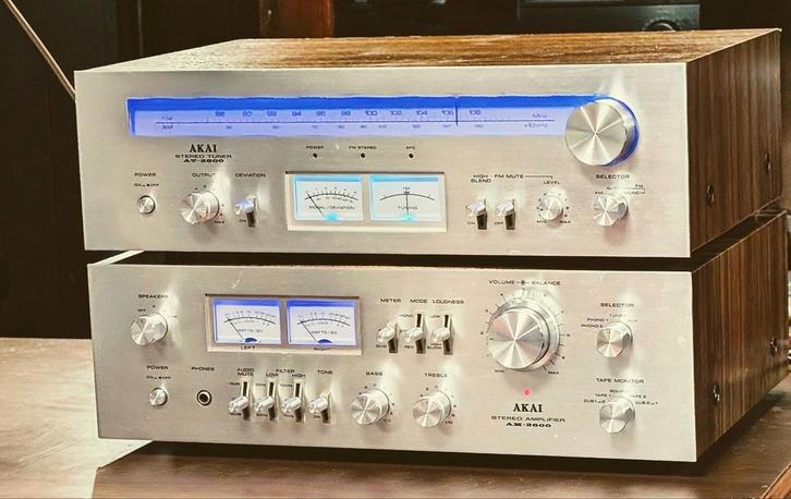 AKAI AM-2600 / AT-2600 • GARANTIE • VINTAGE • REFURBISHED, Audio, Tv en Foto, Stereo-sets, Refurbished, Tuner of Radio, Akai, Losse componenten