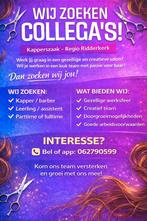 Barber/kapper | WIJ ZOEKEN COLLEGA'S - INTERESSE?, Overige uren, Overige niveaus, Starter