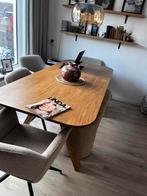 Mooie grote mango houten eettafel, Huis en Inrichting, Tafels | Eettafels, 100 tot 150 cm, Rond, 200 cm of meer, Ophalen of Verzenden