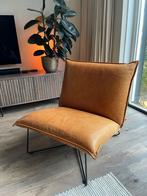Leren fauteuil Jess design Earl, Huis en Inrichting, Fauteuils, Ophalen, Past zowel in klassiek als modern interieur, Gebruikt