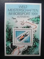 Postzegels Duitsland 1991 bobslee - cw. € 2,80 postfris., Ophalen of Verzenden, 1990 tot heden, Postfris