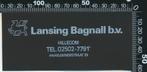 Sticker: Lansing Bagnall - Hillegom, Verzenden, Zo goed als nieuw, Bedrijf of Vereniging