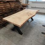 Populieren boomstam eettafel 250x105 cm, Ophalen, 100 tot 150 cm, 200 cm of meer, Zo goed als nieuw