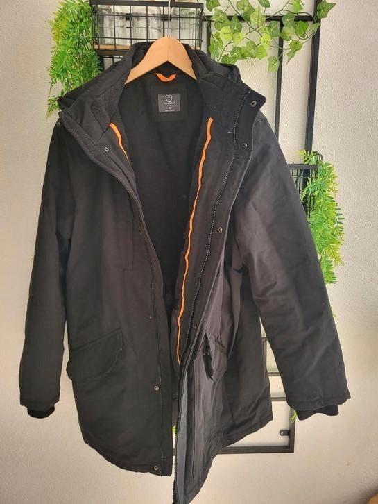 Winterjas | zgan | maat XL, Kleding | Heren, Jassen | Winter, Zo goed als nieuw, Maat 56/58 (XL), Zwart, Ophalen of Verzenden