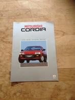 Autofolder/Brochure   Mitsubishi    Cordia      1983      NL, Boeken, Auto's | Folders en Tijdschriften, Nieuw, Ophalen of Verzenden