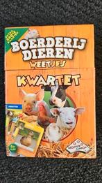 Boerderijdieren weetjes kwartet, Ophalen of Verzenden, Zo goed als nieuw, Kwartet(ten)