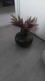 Bruine vaas, Huis en Inrichting, Overige kleuren, Ophalen of Verzenden, Minder dan 50 cm, Glas