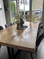 Stoere robuuste tafel 180-230-280, Ophalen, Gebruikt, 100 tot 150 cm, Eikenhout