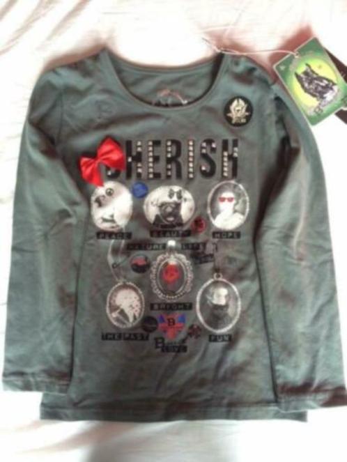 Nieuw merk By Bridget longsleeve maat 128 meisje lief shirt, Kinderen en Baby's, Kinderkleding | Maat 128, Nieuw, Meisje, Shirt of Longsleeve