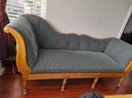 Chaise longue + Fauteuil, 19e eeuw, Huis en Inrichting, Banken | Sofa's en Chaises Longues, Ophalen, Hout, Minder dan 75 cm, 150 tot 200 cm