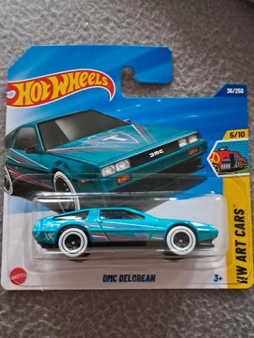 Hot Wheels DMC Delorean aqua nieuw in ongeopende verpakking  beschikbaar voor biedingen
