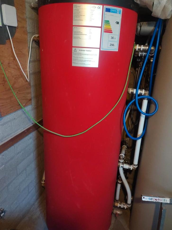 OEG Buffervat 300L met 2 warmtewisselaars, Doe-het-zelf en Verbouw, Verwarming en Radiatoren, Zo goed als nieuw, Ophalen