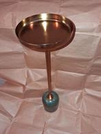 Vintage bijzettafel met marmeren voet, Huis en Inrichting, Tafels | Bijzettafels, 45 tot 60 cm, Minder dan 55 cm, Gebruikt, Rond