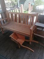 Houten tuinbank, Tuin en Terras, Tuinsets en Loungesets, Ophalen, Nieuw, Hout, 2 zitplaatsen
