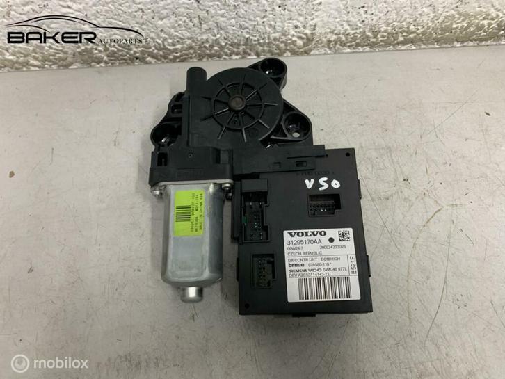 Raammotor linksvoor Volvo V50 ('04-'12) 31295170AA, Auto-onderdelen, Ruiten en Toebehoren, Volvo, Gebruikt, Ophalen of Verzenden
