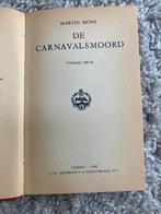 De Carnavalsmoord - Martin Mons - 1958, Boeken, Detectives, Ophalen of Verzenden, Gelezen