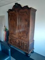 Wortelnoten dubbel orgel gebogen kast, Antiek en Kunst, Ophalen