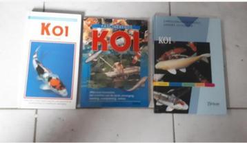 3 Verschillende boeken over Koi beschikbaar voor biedingen
