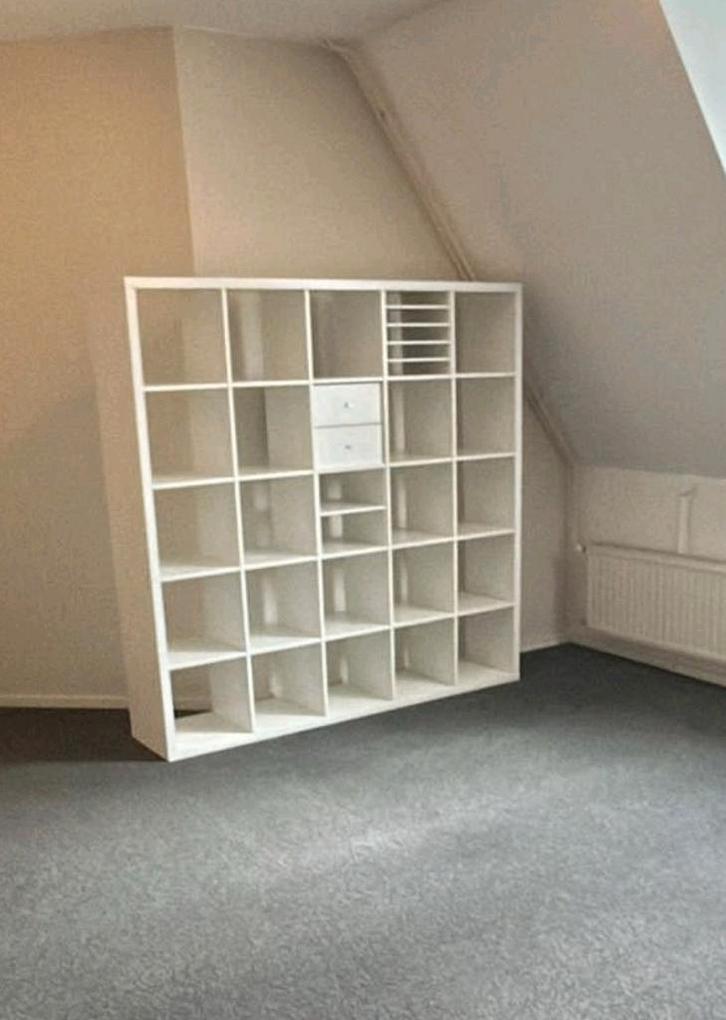 IKEA KALLAX - 5x5 vakkenkast 25 vaken - wit, Huis en Inrichting, Kasten | Stellingkasten, Gebruikt, Ophalen