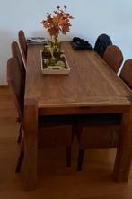 Eettafel, Huis en Inrichting, Ophalen, Gebruikt, 4 tot 6 stoelen