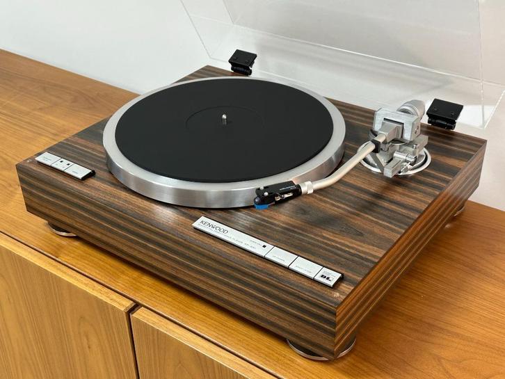 Kenwood KP-990 Direct Drive Makassar Ebbenhout in nieuwstaat, Audio, Tv en Foto, Platenspelers, Zo goed als nieuw, Platenspeler