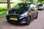Peugeot 108 1.0 12V E-vti 5DR 2015 Zwart Airco Sportvelgen, Auto's, Peugeot, Voorwielaandrijving, Stof, Zwart, 4 stoelen