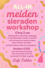 WORKSHOP/ KINDERFEEST, Ophalen, Nieuw, Overige typen, Verjaardag