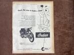 INDIAN 250 MODEL “R” en “ S “ 1953, origineel, Motoren, Handleidingen en Instructieboekjes, Overige merken