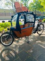 Bakfiets Babboe City - 2 Kinderen - Huif, Fietsen en Brommers, Fietsen | Bakfietsen, Ophalen, Gebruikt, Huif, 2 kinderen